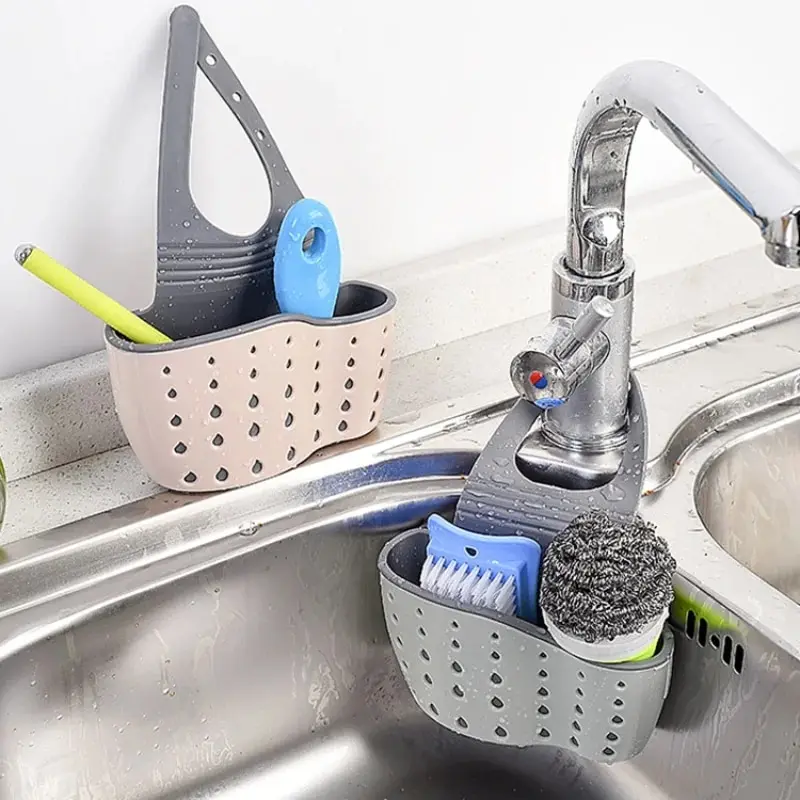 Home Storage Drain Basket Kitchen Sink Holder Adjustable Soap Sponge Shlf Hanging Drain Basket Bag Kitchen Accessories Home Storage Drain Basket Kitchen Sink Holder Adjustable Soap Sponge Shlf Hanging Drain Basket Bag Kitchen Accessories