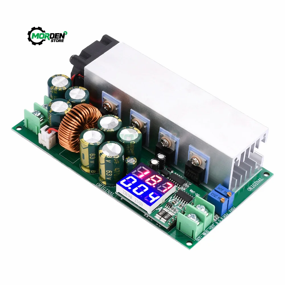 Módulo Ajustável Dc-dc High Power Step-down Conversor Buck Exibição de Corrente e Tensão Fonte de Alimentação 600w Dc1280v 20a