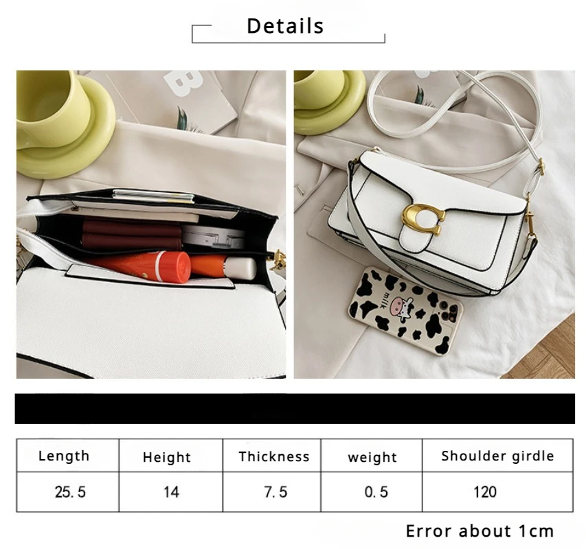 Messenger Bag For Women Female Shoulder Bag Fashion Ladies Crossbody Bags Solid Color High Quality Elegant Lady Handbags 2024
