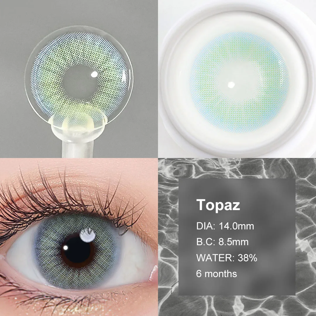 Hidrocor Prescription Natural Eye Color Cosmetic Contact Lenses