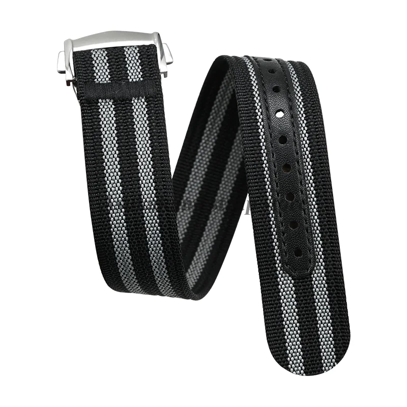 Premium Nylon Waterproof Watch Strap with Folding Buckle - Unisex Accessory