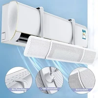 Pare-vent pour climatisation, Anti-soufflage Direct, évolutif, réglable, couvercle de guidage du vent, déflecteur de sortie, couvercle anti-poussière pour pare-brise 3