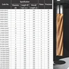 YZH 100mm 150mm Carbide Machine Reamer HRC60 Coated Spiral Groove Tolerance H7 Harened Steel Metal Cutter CNC Turning Hole 3