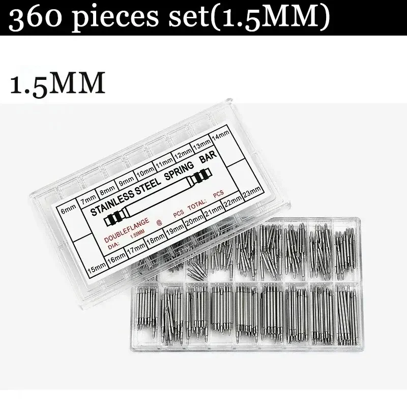 158XPCS Watch Repair Tool Kit Watch Link Pin Remover Shell Opener Remover Watch Battery Replacement Strap Set