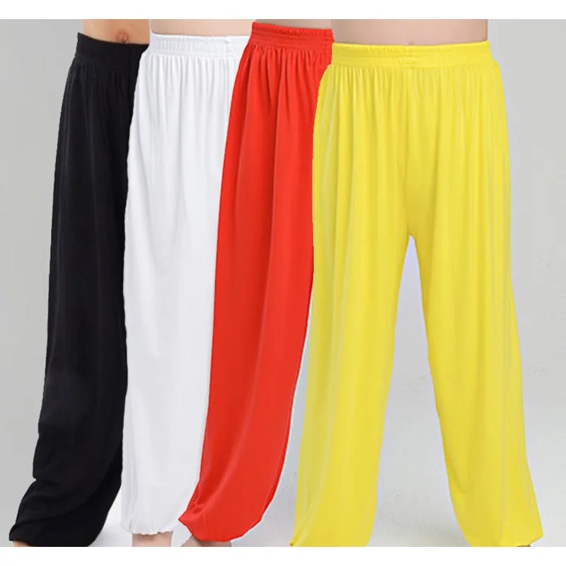 High Elastic Children's Martial Arts Trousers Taekwondo Karate Judo Chinese Kung Fu Tai Chi Training Pants Performance Clothes martial art trousers,tai chi trousers