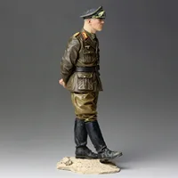 1/16 Scale Die-cast Resin Figure Model Assembling Kit Resin Mannequin Toy German Soldier Unpainted 2