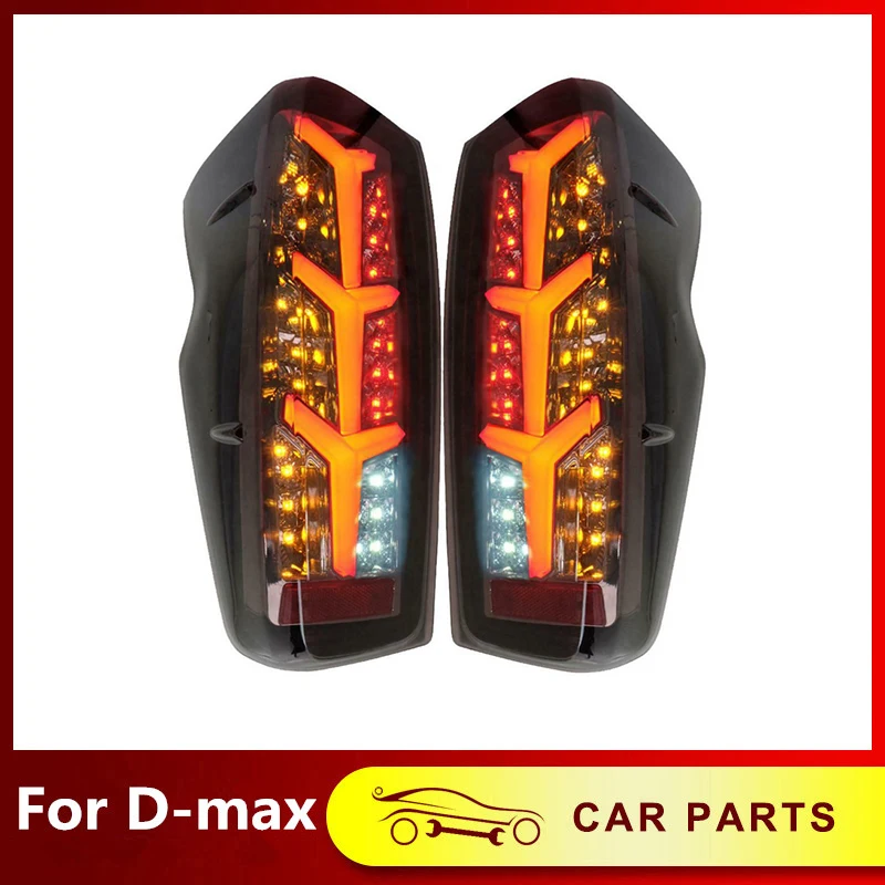 

Car Exterior Rear Lamps Fit For D-max Dmax 2020-2022 Led Tail Rear Light Daytime Brake Reverse Light Modified Taillight Assembly