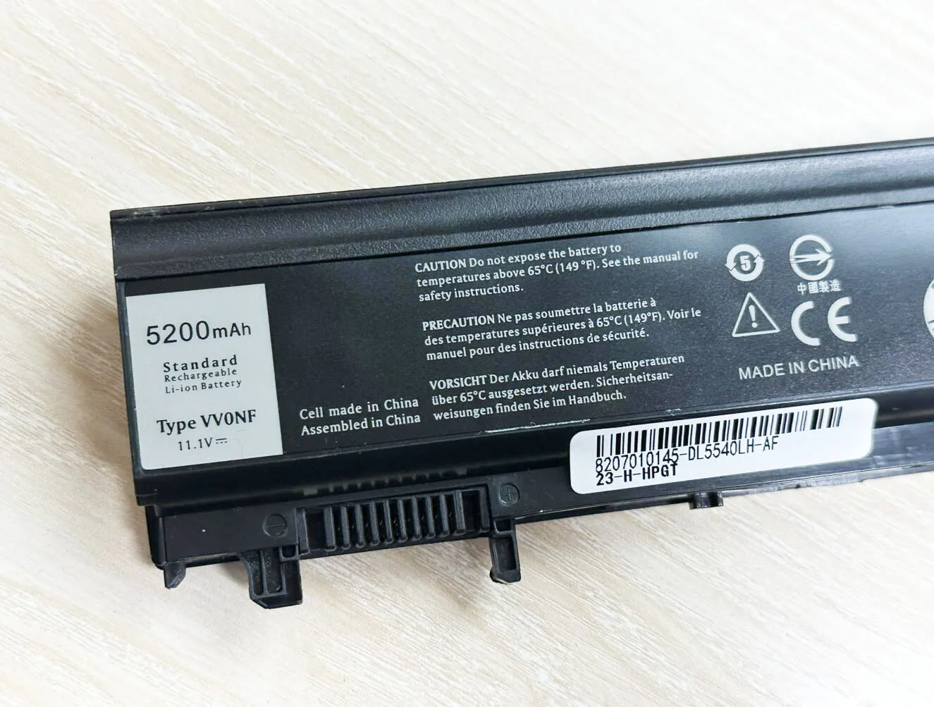 Bateria Nova do Portátil de Células Vv0nf para a Série Vjxmc N5yh9 0k8hc 7w6k0 Ft6d9 11.1v 5200mah de Dell Latitude E5440 E5540 - Imagem 6