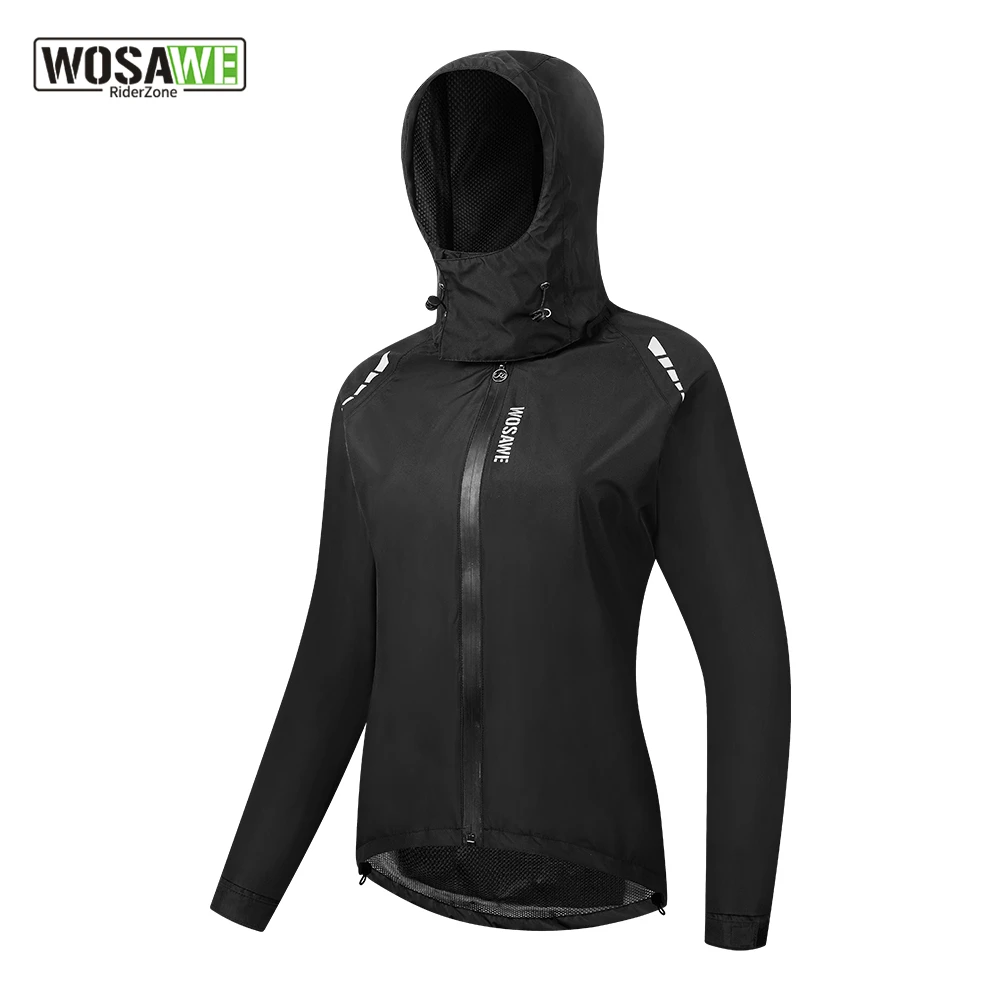 WOSAWE Women's Cycling Raincoat Waterproof Cycling Jackets