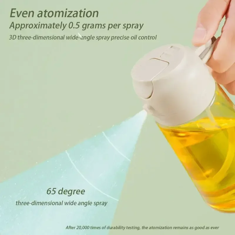 Olive Oil Spray Dispenser Bottle for Cooking, BBQ, and Baking
