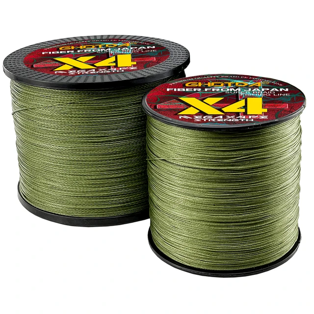 GHOTDA New 4 Strands 1000M 500M 300M 100M Braided Fishing Line