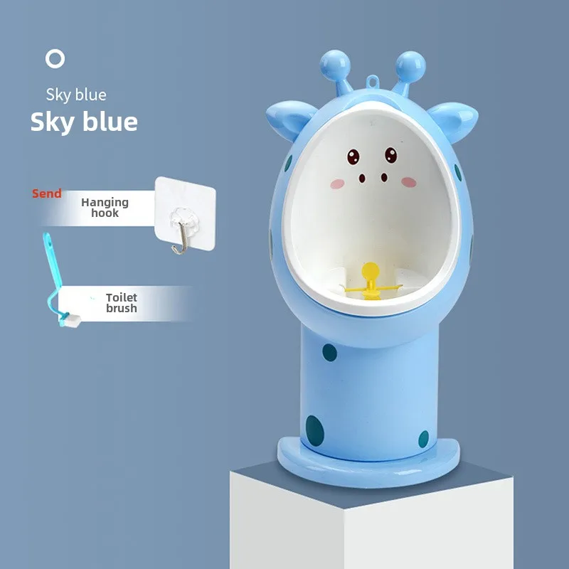 Cartoon Baby Toilet Urinal Boy Wall-mounted Urinal Giraffes Shape Boy Standing Urinal Toilet Training Urinal 6