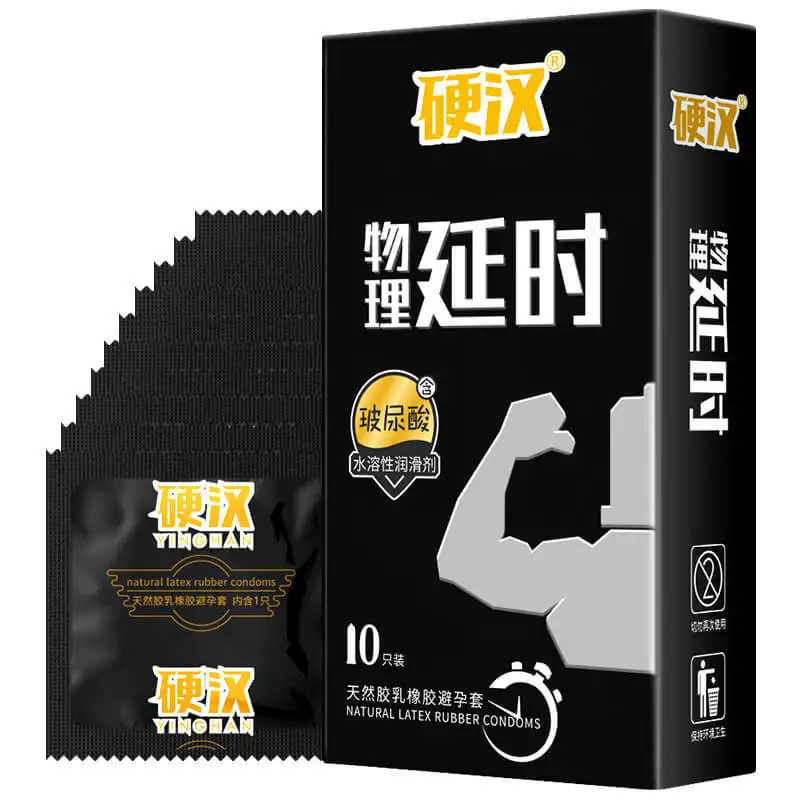 10Pcs Physically Extended Duration Condom Medium Natural Latex Odourless Kondome Constraint-fit Extended Periods Presertavitos