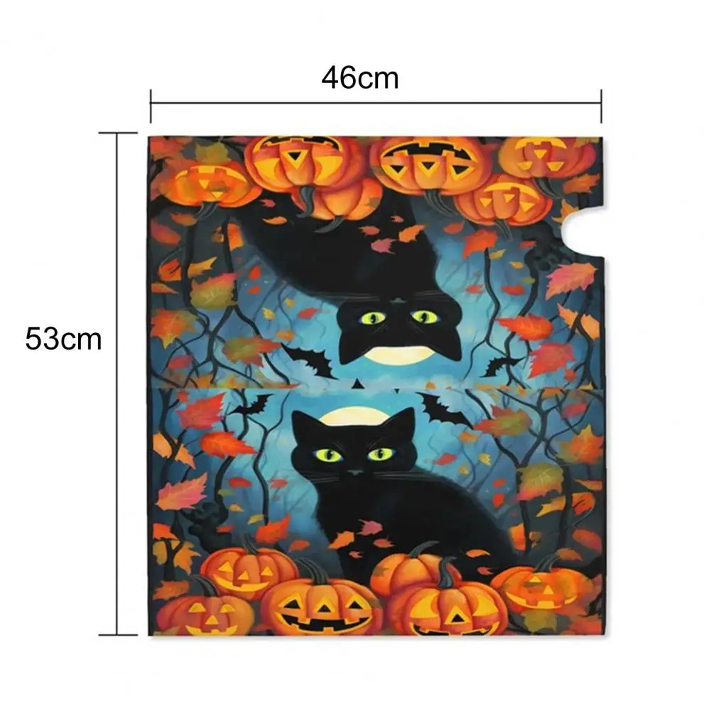 Mailbox Cover Halloween Themed Magnetic Mailbox Wrap Colorful Gothic Sleeve for Garden Yard Home Outdoor Decor