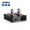 AIYIMA T3 HiFi Vacuum 6A2 Tube MM Phono Preamplifier Vinyl Record Player Stereo Tube Pre amp Amplifier Turntable Phonograph 12V 1
