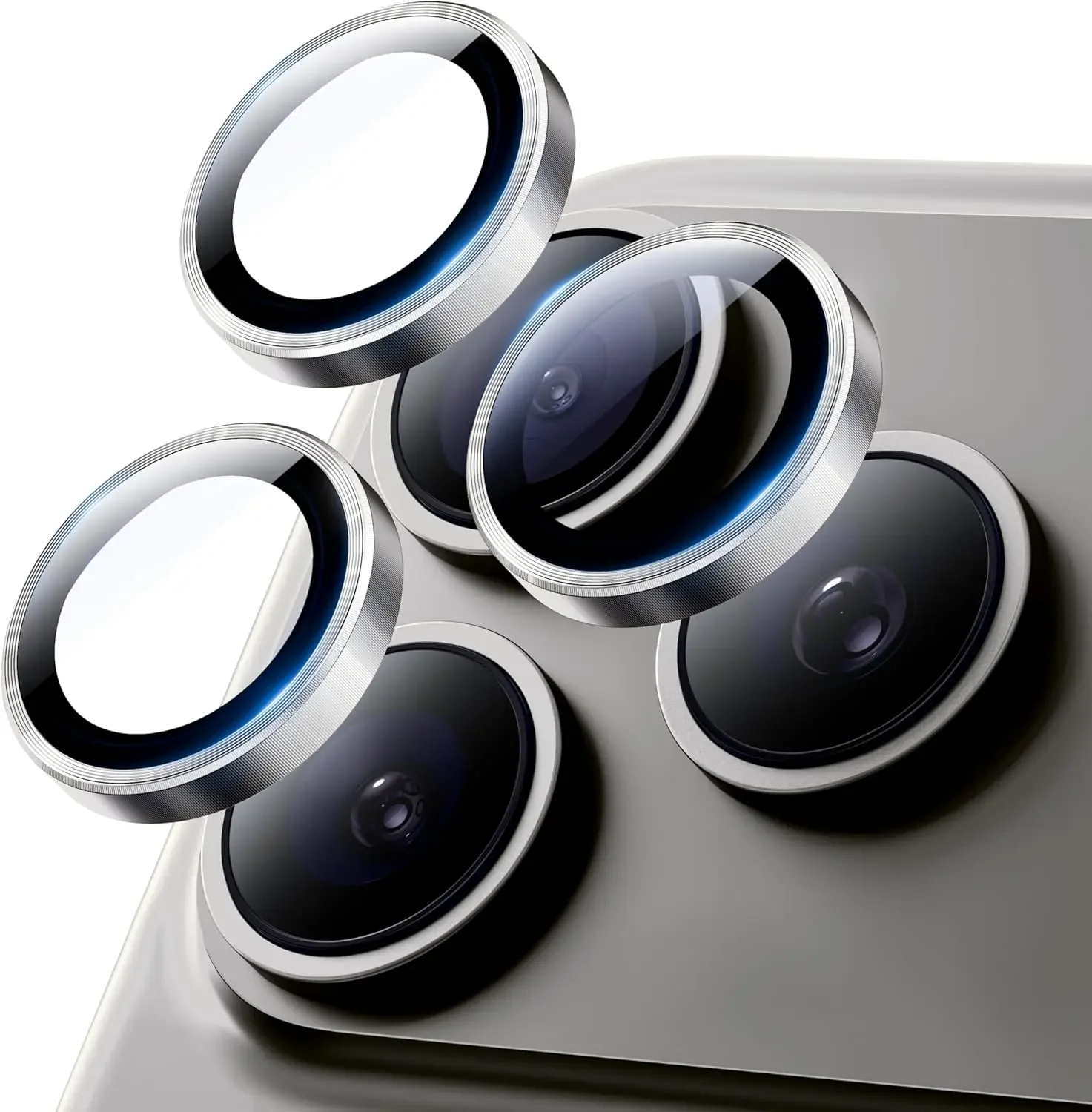 1-3 قطعة غطاء حامي عدسة الكاميرا البرتقالي آيفون 1...