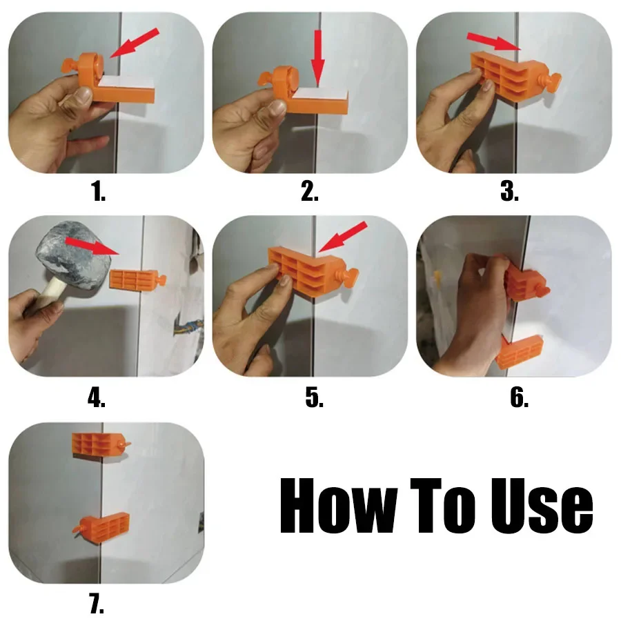 5-30Pcs Male Angle Tile Leveling System Clips Spacers for Ceramic Floor Wall Tile Fixing Laying tile spacers tile leveling clips tile leveling tools