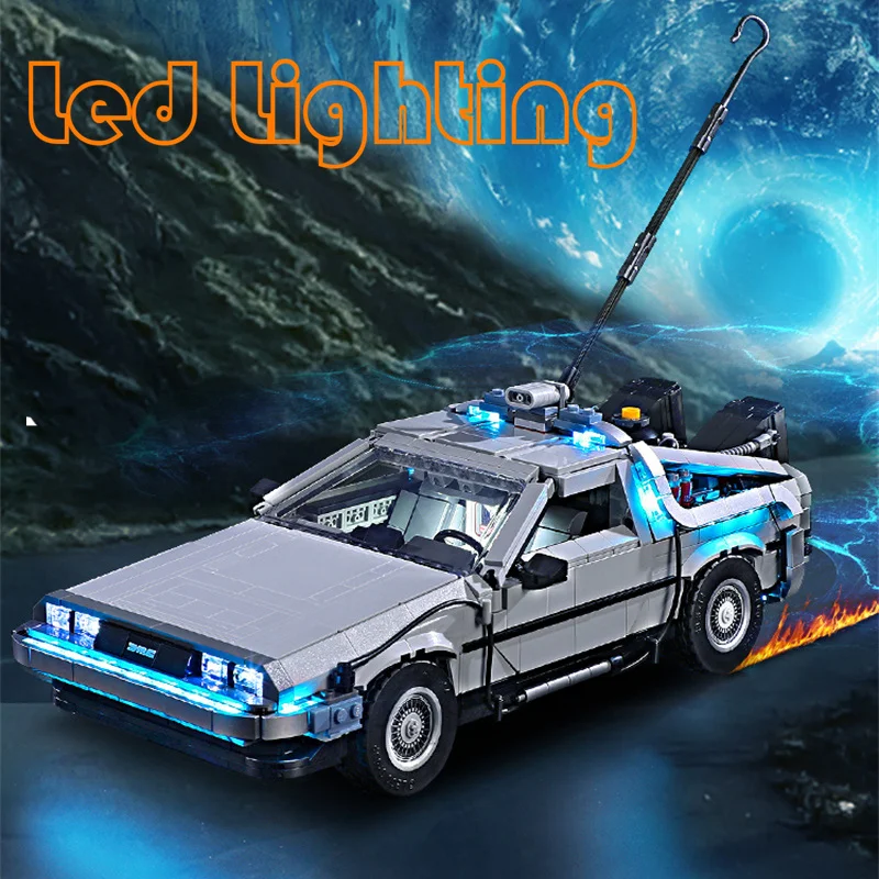 Lighting Led Kit For LEGO 10300 Car Delorean Back to the Future
