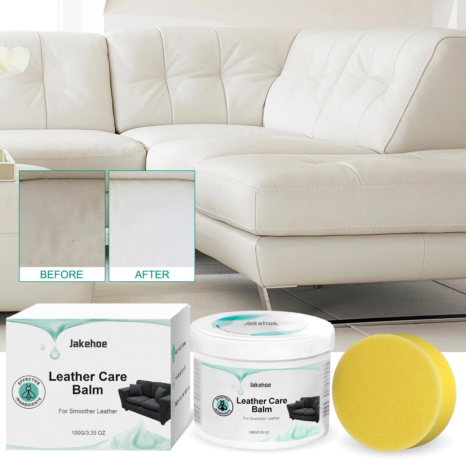 Leather Care Balm Polish Smoother Moisturizer