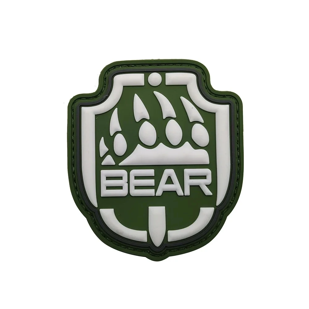 Parche de PVC de Escape From Tarkov IR para mochilas, pegatinas tácticas, parches bordados para ropa, insignias morales USEC BEAR con gancho y bucle
