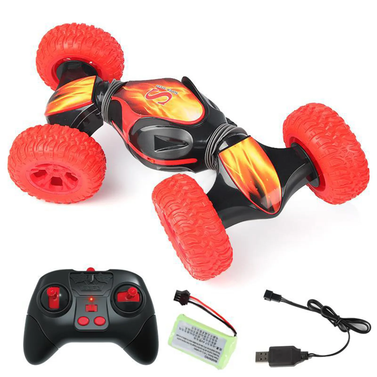High-Performance Stunt RC Car Easy-to-Operate Remote Control Stunt Car Great Toy for Indoor and Outdoor