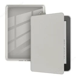 Premium Acrylic Protective Case for E-Readers - Sleek and Durable Cover (Grey)