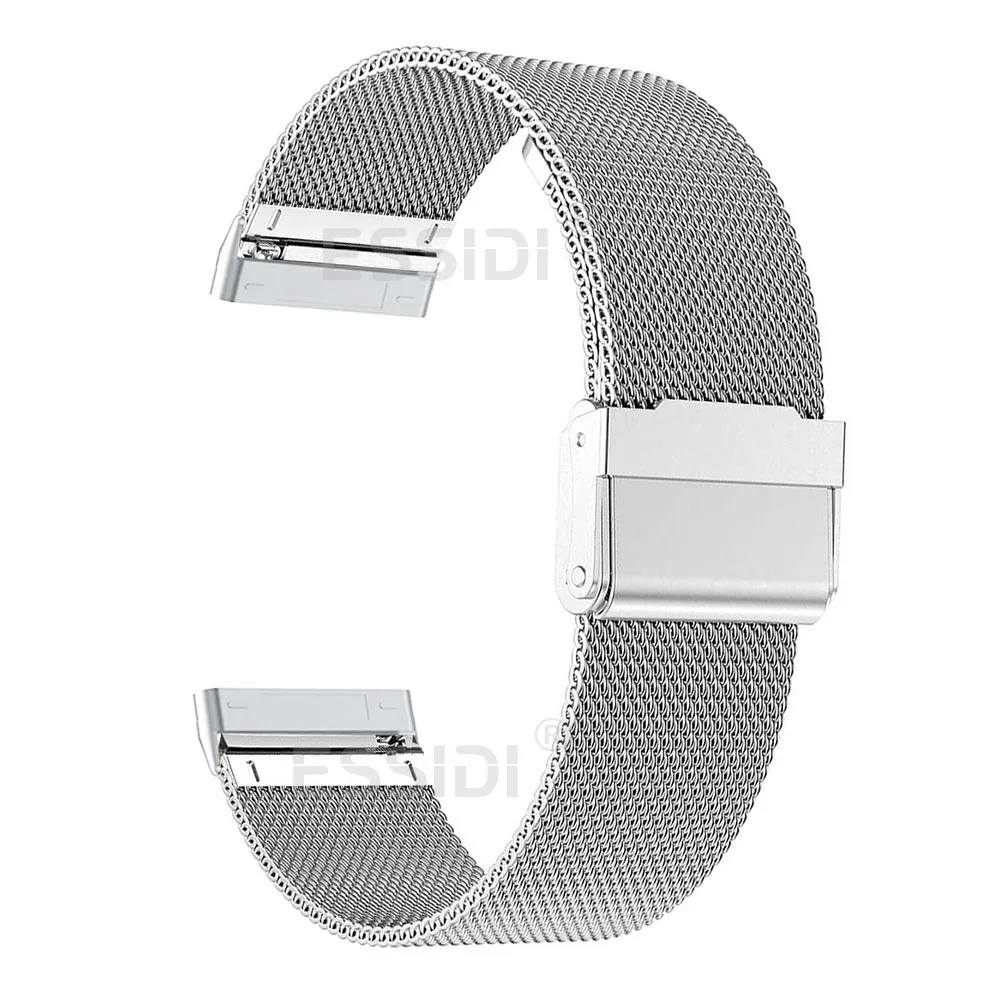 Milanese Mesh Band For Fitbit Sense 2 Women mEN teel Braided Watch Strap Loop For Fitbit Versa 4 3 Bracelet