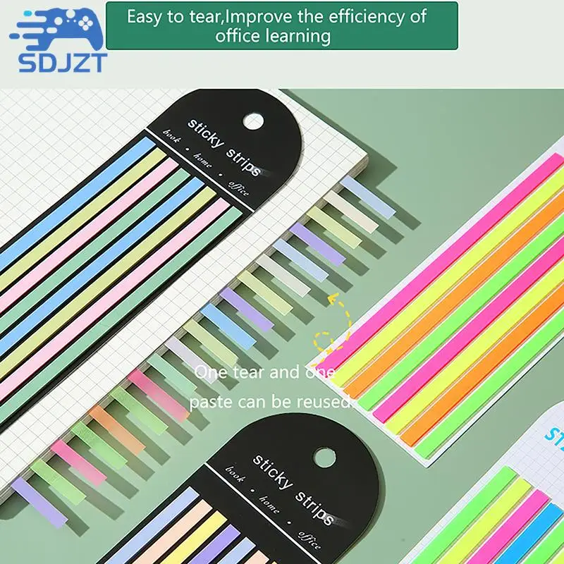 

160 Sheets Transparent Sticky Notes Self-Adhesive Reading Annotation For Books Notepad Posted It Memo Pad Index Tabs