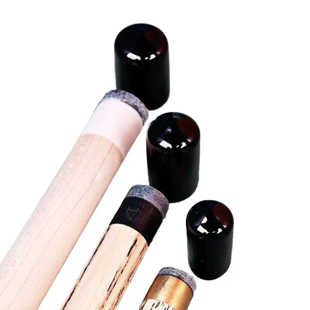 Billiard Accessories Billiard Cue Tips 3PCS/6PCS Billiard Cue Head Rubber Protective Cover Black Eight Snooker Pool Cue Tip Moistureproof Cap