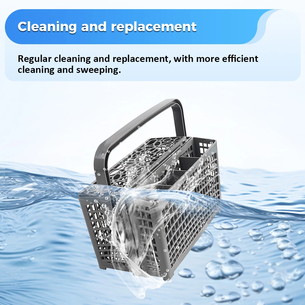 Description Picture 5 of itemUniversal Dishwasher Silverware Basket for Siemens/Bosch/Maytag/Kenmore/Whirlpool/LG/Samsung, GE Knives Forks Storage Rack