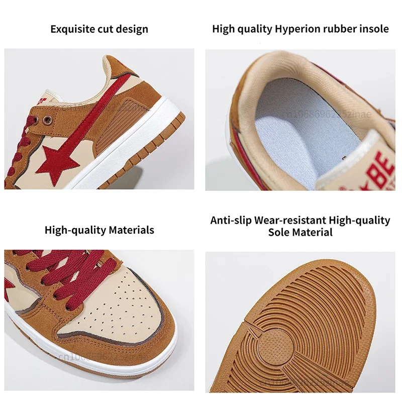 Women Shoes For Men Sneakers Retro Star Y2K Punk Hip Hop
