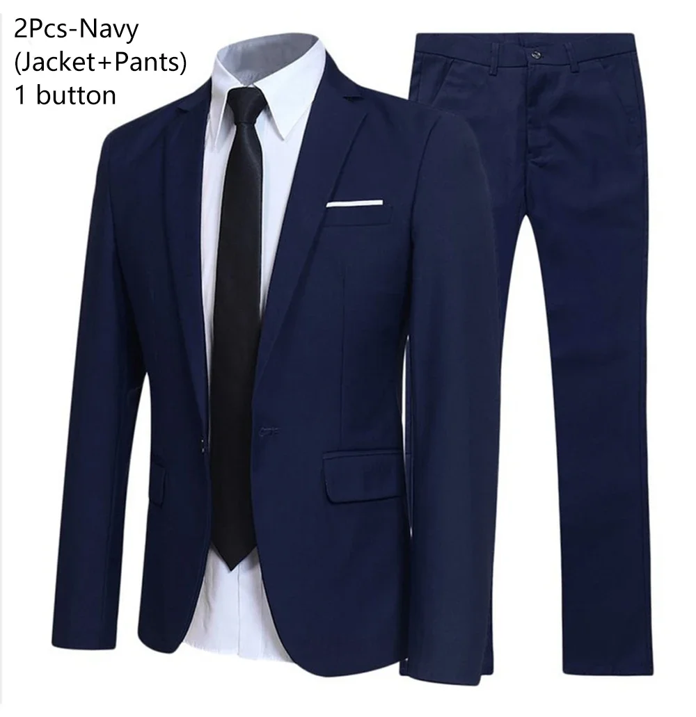 Navy 2-piece suit