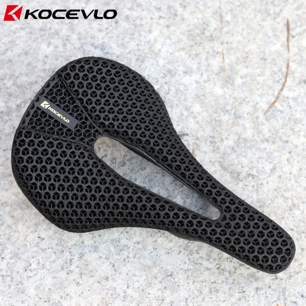 KOCEVLO 3D-gedruckter Carbon-Fahrradsattel für XC Road Gravel MTB Off-Road-Fahrrad-Fahrradteile 235 x 140 mm – Detail 7