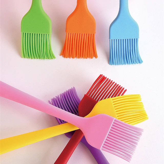 Barbecue Kefe Hőszigetelés Szilikon Kis Grill Ecset Sütemény Sütőcsők Sütőszerszámok Főző Kefék Fagyos Fogantyú 38 G - Image 3