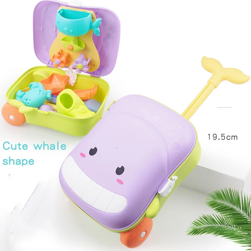 

Baby Summer Beach Toys Sand Play Shovel Sand Tool Outdoor Beach Accessories Sandbox Set Kids Beach Buggy Children Bath Toys