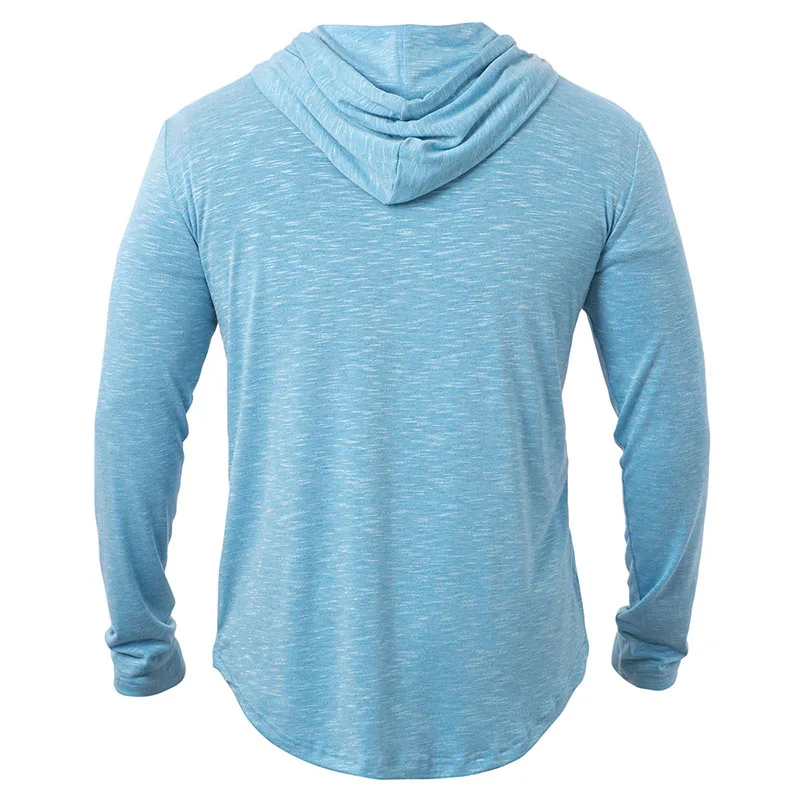 Men's Lightweight Athletic Hoodies Long Sleeve Workout Sport Hooded Shirt Casual Gym Running Jogger Shirt Pullover Sweatshirt 3