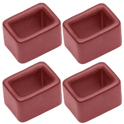 Universal Car Seat Belt Buckle Cover - EVA Anti - Collision Protection for Enhanced Safety and Interior Styling (4PCS Red)
