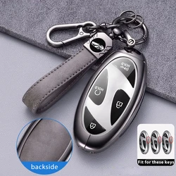 Premium Car Key Case with Keychain Holder - Protective Accessory - Fit  Hyundai (A3 - Grey)