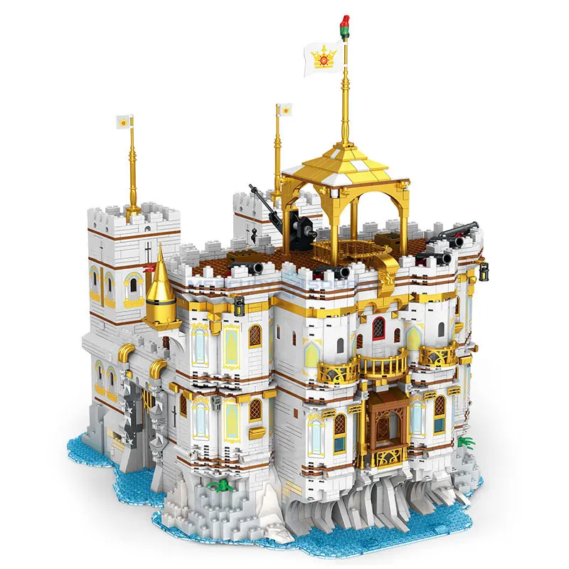 

Royal Bay Castle Modular Building Blocks MOC 66013 Movie Bricks Educational Creative Expert Toy Set for Children Boys Girls Gift