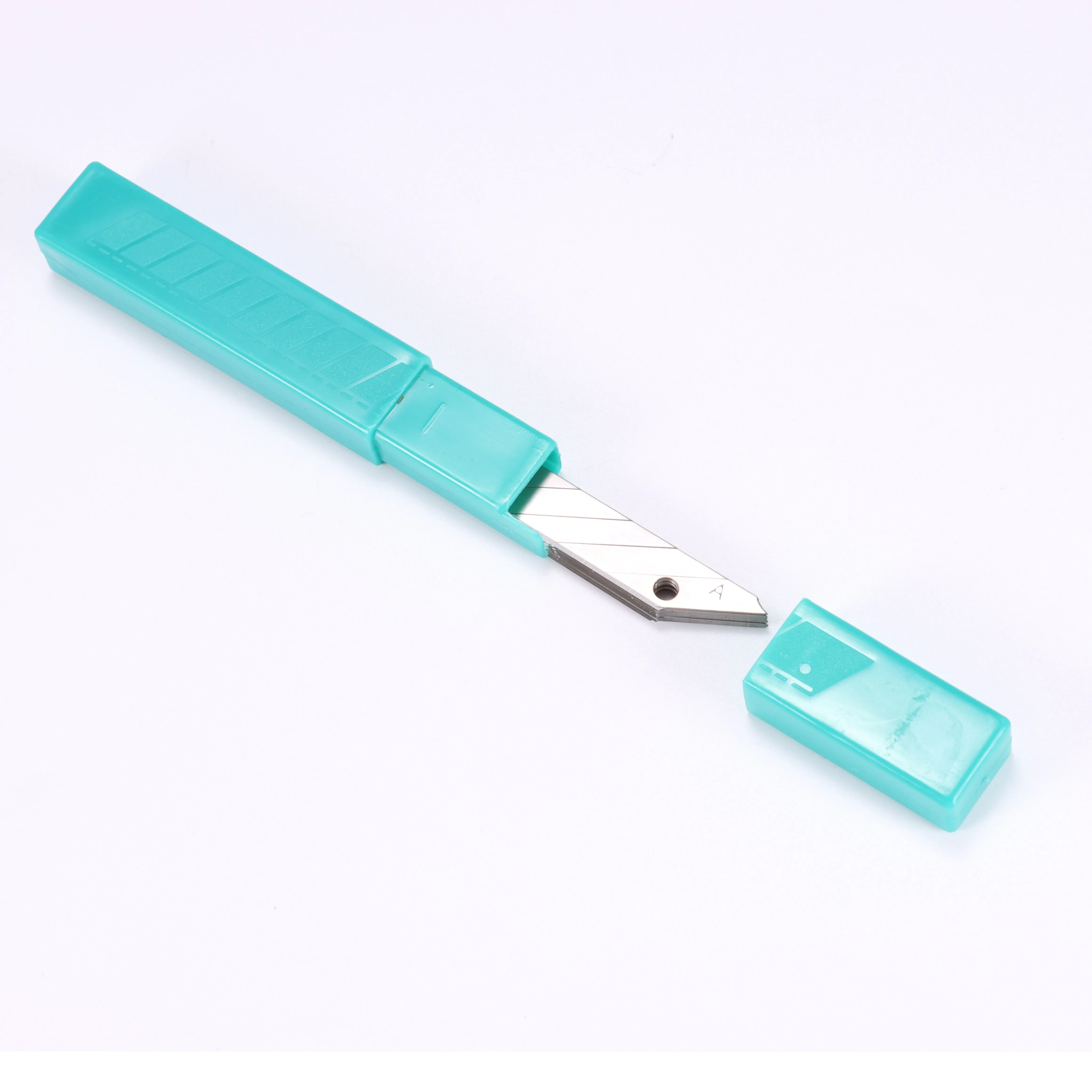 10 PCS 사무용품 30도 유틸리티 나이프 리필 블레이드 합금강 교체 블레이드 커팅 블레이드 나이프