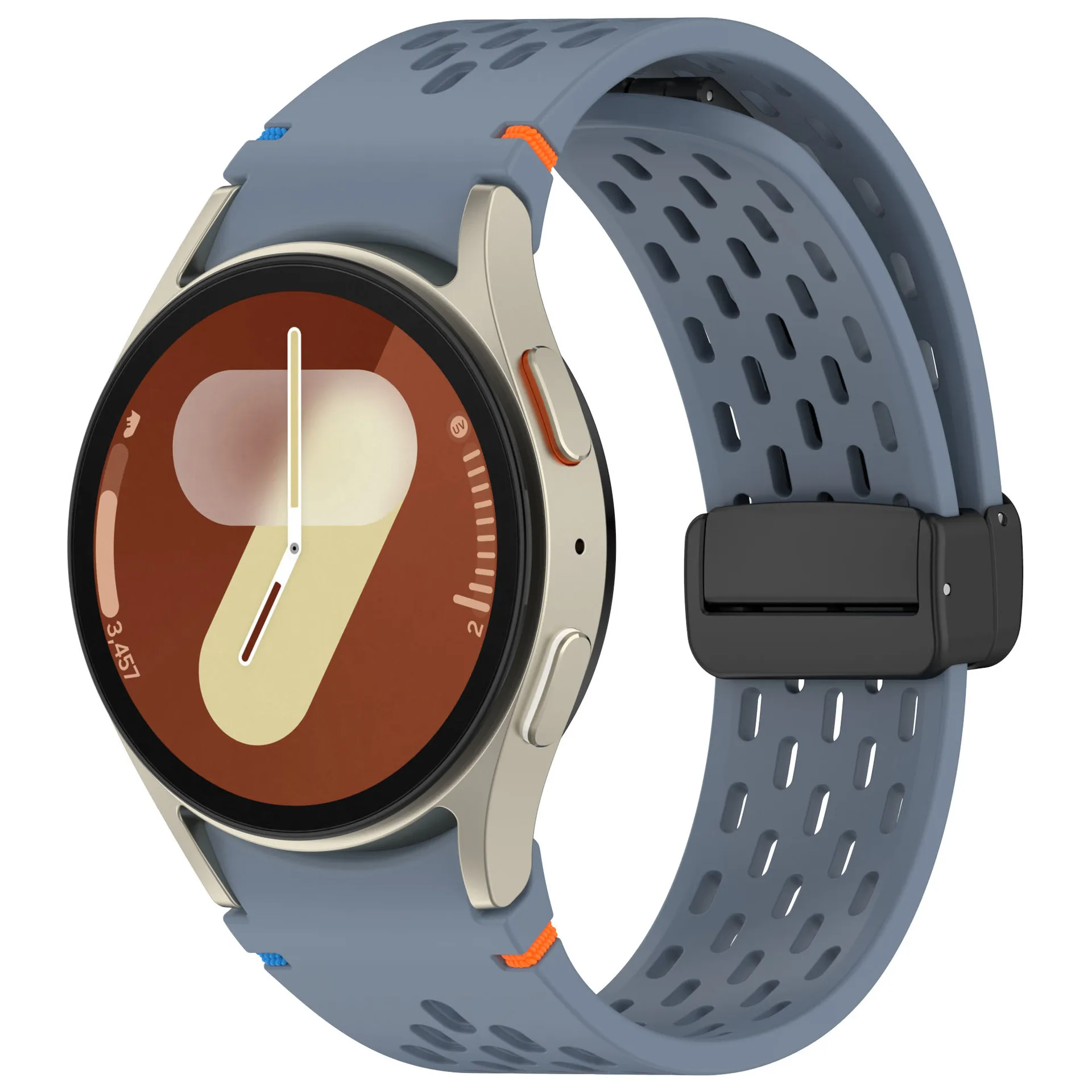 Seamless Silicone Strap with Magnetic Buckle