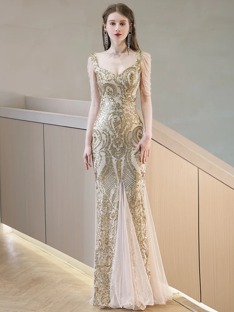 

Mermaid Cocktail of Dresses for Women Party Wedding Evening Bridesmaid Dress Woman Prom Gown Robe Elegant Gowns Formal Occasion