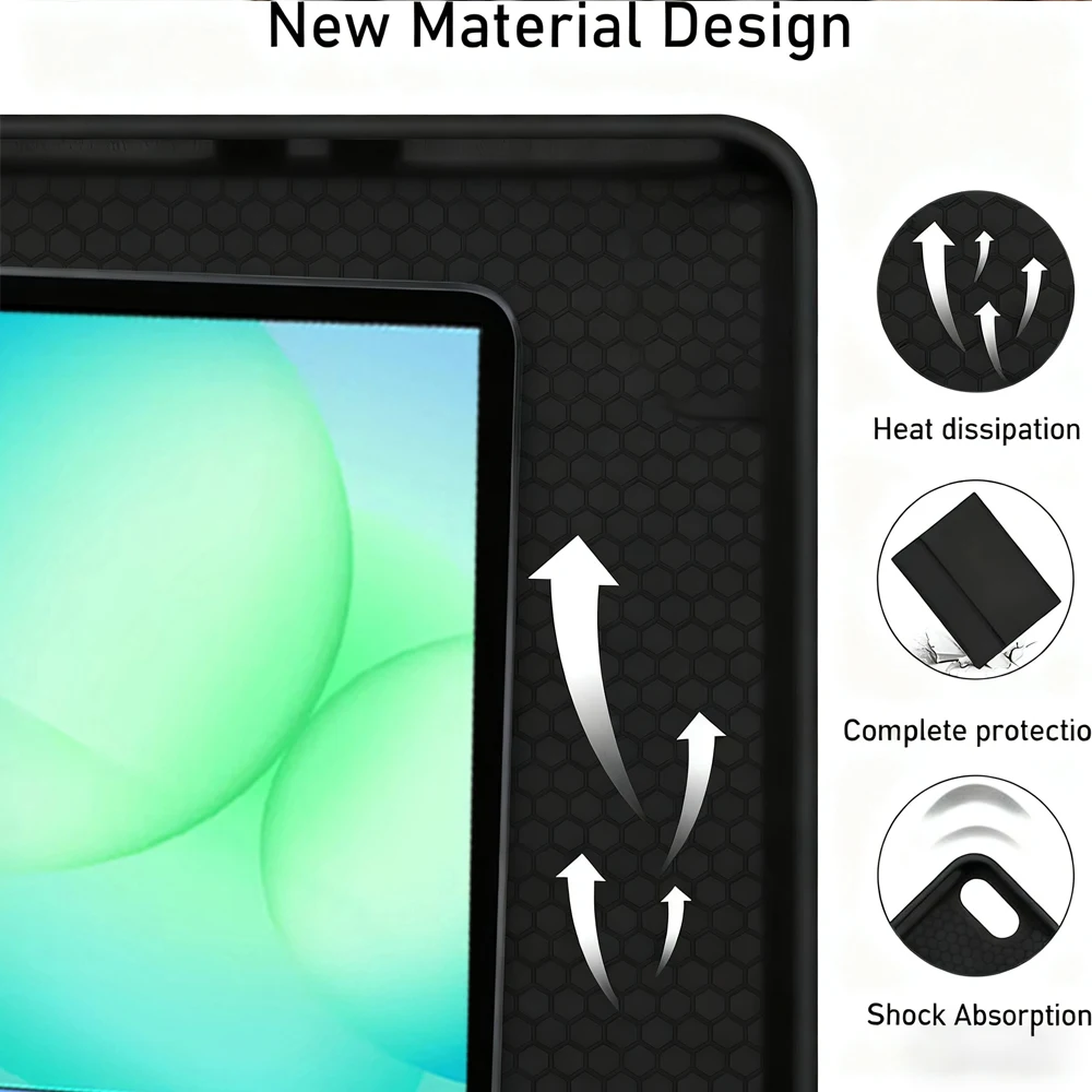 Enhanced Detachable Bluetooth Keyboard Case - Sleek Protective Cover