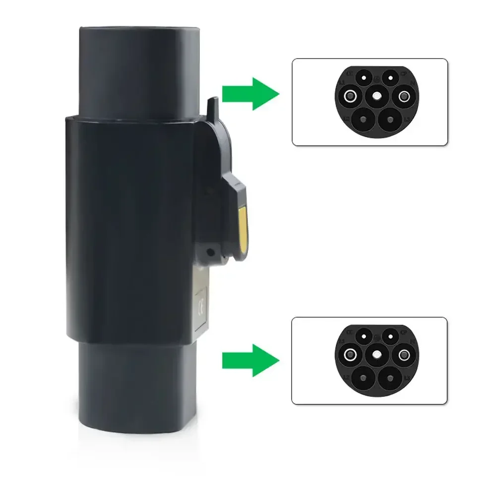 EV Charging Adapter Type 2 to GBT Adapter 32A 7.2/22KW EV Charger Adapter Type2 to GBT China Standard Eletric Vehicle Converter For Chinese Car