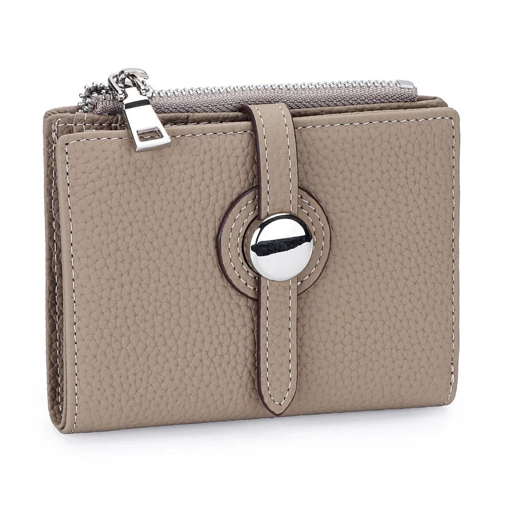 Cow Genuine Leather Womens Wallets Coin Purses Card Holder
