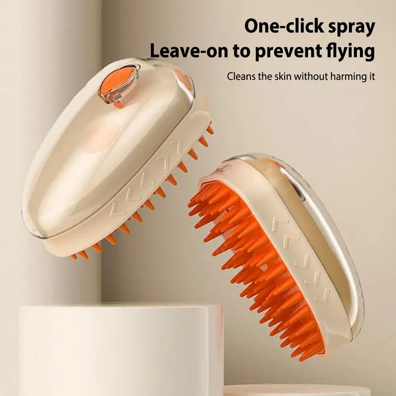 Steamy Cat Brush Steamy Shedding Brush For Dog Hair Rechargeable Shedding Brush For Dog Hair Steamy Massage Brush Pet Comb Cat 4