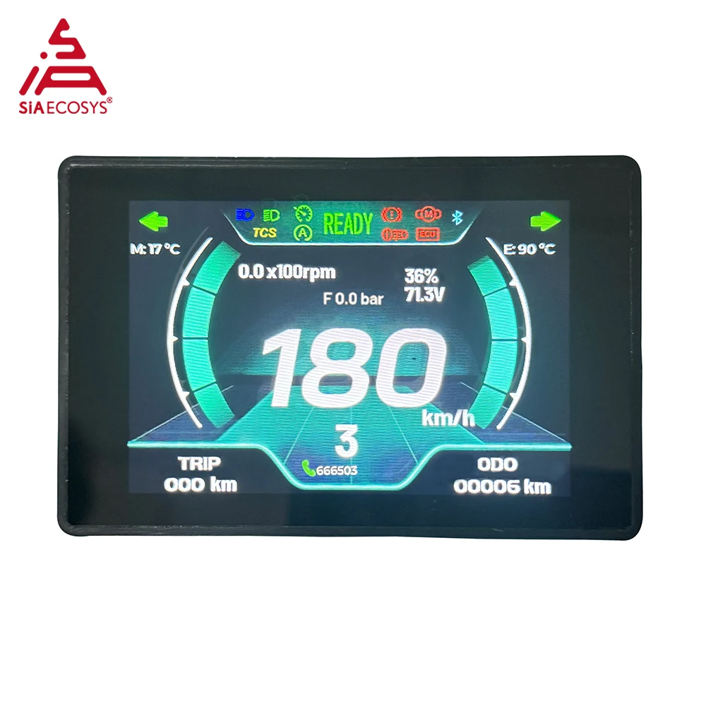  3.5 inch Display SCJ3500 Speedometer Electric Motorcycle