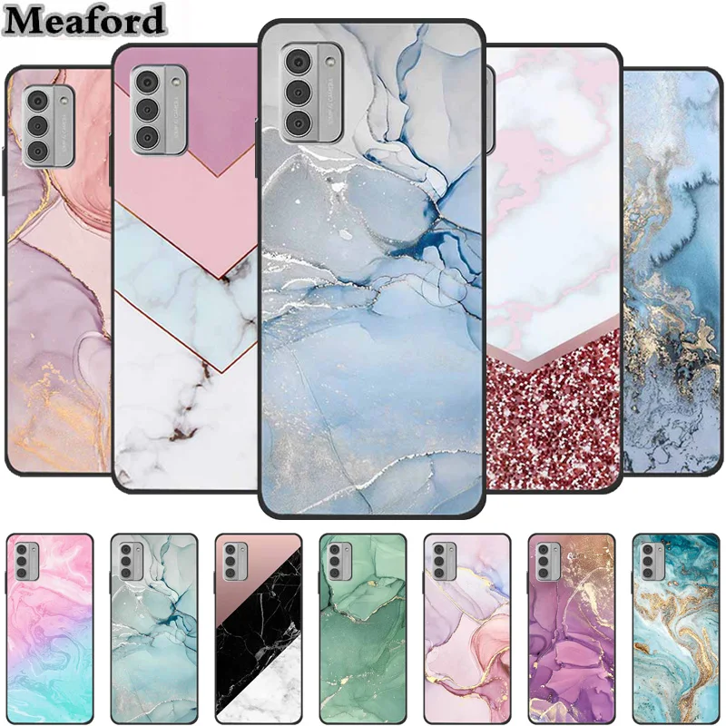 Per Nokia G42 5G Custodia C300 Marble Tpu Custodie Morbide In Silicone Per Nokia C300 G42 Cover Per Nokiag42 5G Paraurti Protettivo Carino