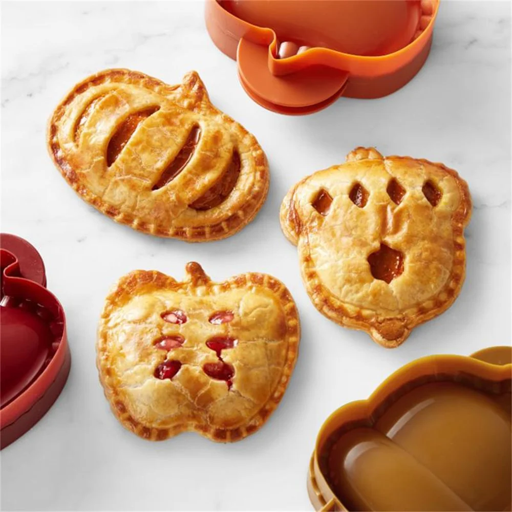 Fall Hand Pie Molds Set Mini Pie Mould Dough Press Mold Tools Christmas Halloween Baking Molds Pumpkins Apples Hazelnuts 1079988 pie molds