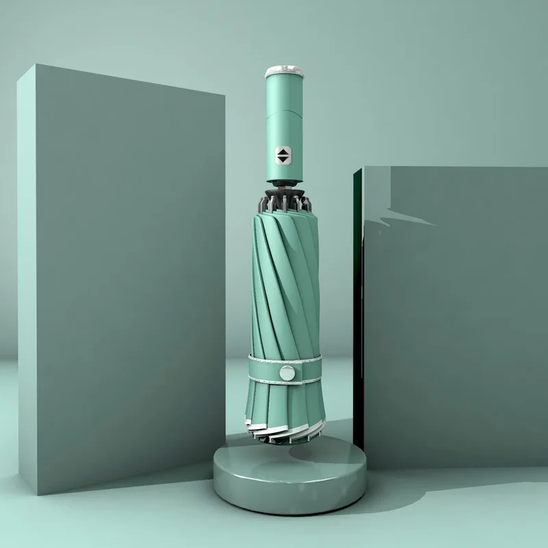 Xiaomi-Automatic-Umbrella-LED12-Guduo-Automatic-Reversing-Umbrella-Men-and-Women-Folding-Rain-Shower-Umbrella.jpg Xiaomi Automatikus Esernyő Led12 Guduo Visszafordítása Férfiak És Nők Összecsukható Esőzuhany - Image 2